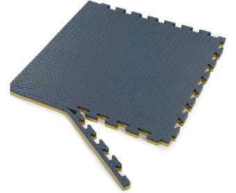 Будо-мат DFC 100 x 100 см, 20 мм EVA (желто-черный)