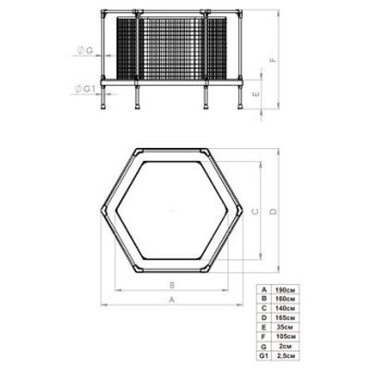 Батут-манеж Leco-IT гп060006 (диам. 180 см.)