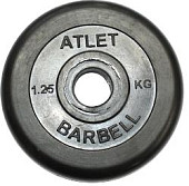 Диск обрезиненный BARBELL ATLET d31мм (1.25кг)