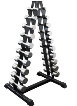Гантель неразборная BARBELL "фитнесс" (2.5 кг, хром)