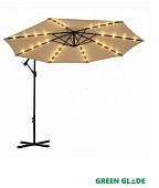 Зонт садовый Green Glade 8013 с LED подсветкой на солнечной батарее