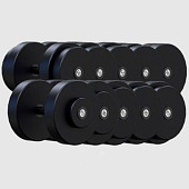 Гантельный ряд Central Sport Pro, VSA27,5-50 (27,5-50кг, 10 пар, шаг 2,5кг)