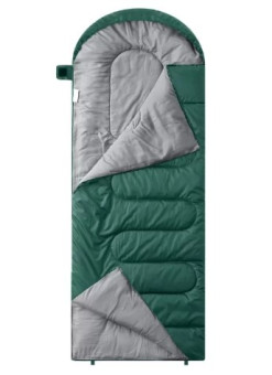 Спальный мешок RSP Sleep 350 R (зелёный, 220x80см, молния справа)