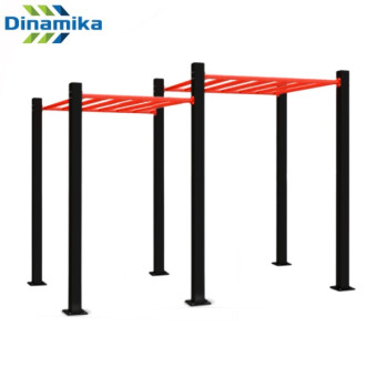 Рукоход двухуровневый для воркаута Dinamika ZSO-002797