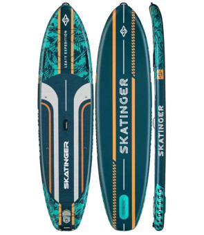 Сапборд Skatinger Leafy Expedition Green Base