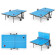 Теннисный стол UNIX Line Compact indoor 18mm MDF (Синий)
