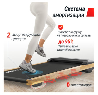 Беговая дорожка UNIX Fit Wood Way 3.0