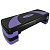 Степ-платформа UNIX Fit для фитнеса 3 уровня, 80 см (фиолетовый)