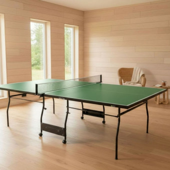 Теннисный стол Central Sport Indoor Flick (green) с сеткой