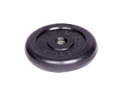 Диск обрезиненный Barbell d31 мм (черный, 1 кг)