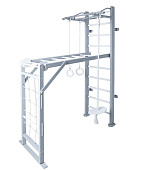 Детский спортивный комплекс PERFETTO SPORT PS-117, Scala in legno 2 (серый)
