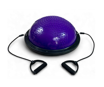 Балансировочная платформа CALVIANO Bosu Ball 58 см (фиолетовый)