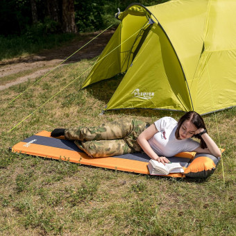 Коврик самонадувающийся с самонадувающейся подушкой Helios HS-004P