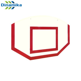 Стритбольный щит Dinamika ZSO-002109 фанера (красная разметка)