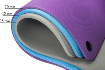 Коврик для йоги Sundays Fitness IR97506 (180x60x1см, голубой)