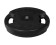 Диск олимпийский Barbell с ручками d51 мм (черный, 50 кг)