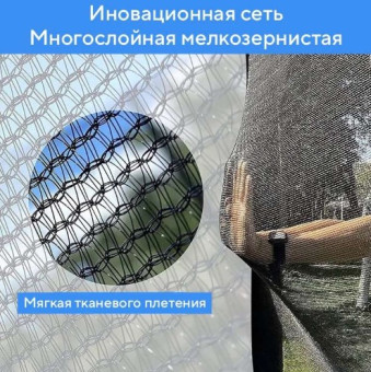 Батут PERFETTO SPORT 10 (диаметр 3 м, синий)