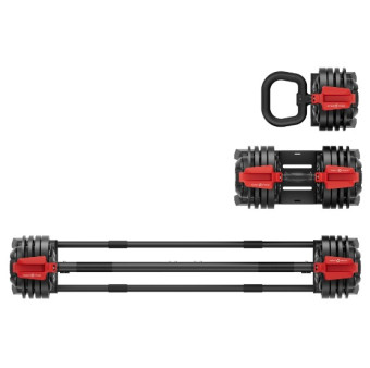 Штанга регулируемая многофункциональная 3 в 1 OXYGEN FITNESS XCROSS (24 кг)