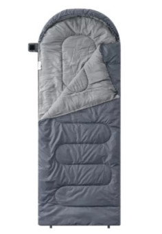 Спальный мешок RSP Sleep 250 R (серый, 220x80см, молния справа)