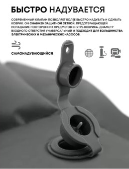 Самонадувающийся коврик RSP Sunny 50 Auto (серый)