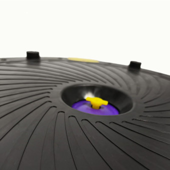 Балансировочная платформа AMETIST BOSU ball 45 см (фиолетовый)