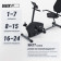 Горизонтальный велотренажер UNIX Fit BR-340E Compact (черный)