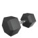 Гантели гексагональные обрезиненные UNIX Fit (27.5 кг, 2 шт)