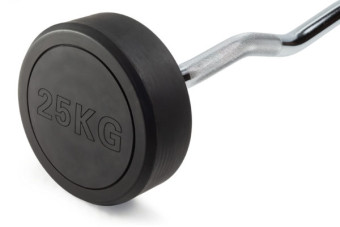 Штанга неразборная с изогнутым грифом VictoryFit VF-DX5250 (25 кг)