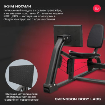 Силовой комплекс полукоммерческий SVENSSON BODY LABS RIGEL PLUS PRO