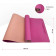 Коврик для йоги и фитнеса UNIX Fit (180 х 61 х 0,6 см, двусторонний, двуцветный, розовый)