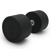 Гантель UNIX Fit PRO (круглая, обрезиненная, 50 кг)
