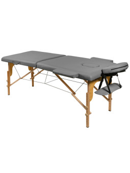 Массажный стол деревянный, Alpin TMW-60 (серый)