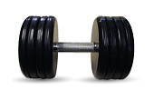 Гантель BARBELL "классик" (с вращающейся ручкой хром, 50 кг)