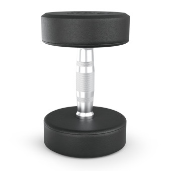 Гантели круглые обрезиненные UNIX Fit PRO (12.5 кг, 2 шт)