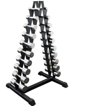 Гантель неразборная BARBELL "фитнесс" (5 кг, хром)