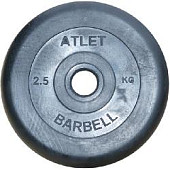 Диск обрезиненный BARBELL ATLET d31мм (2.5 кг)