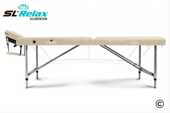 Массажный стол Start Line Aluminium (beige)
