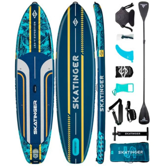 Сапборд Skatinger Leafy Expedition Blue
