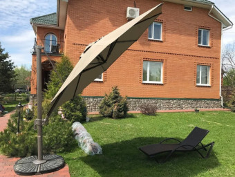 Садовый зонт GardenWay Rio А002-3500 (кремовый)
