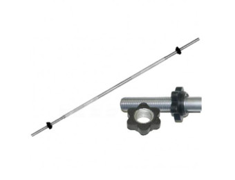 Гриф прямой "Barbell" d 30 (1250 мм, замок гайка Кетлера)