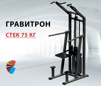 Турник-брусья Central Sport Pro, AR049.1 (с противовесом, стек 75кг)
