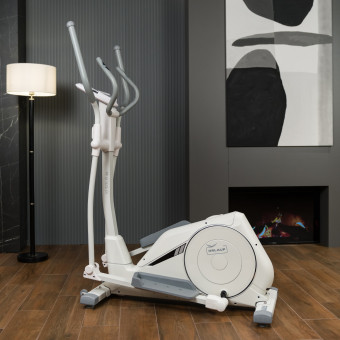 Эллиптический тренажер Orlauf Solo M (жемчужный)
