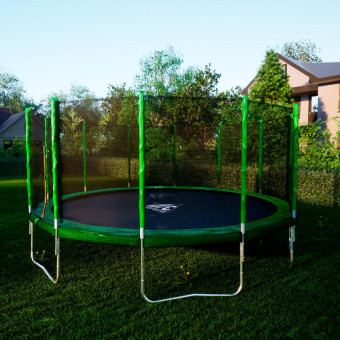 Батут DFC Trampoline Fitness с сеткой 16ft 16FT-TR-LG