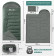 Спальный мешок RSP Sleep 350 BIG L (зелёный, 225x90см, молния слева)
