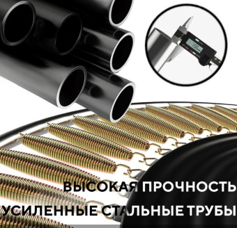 Батут PERFETTO SPORT PREMIUM STRONG 8 (диаметр 2,4м, зеленый)