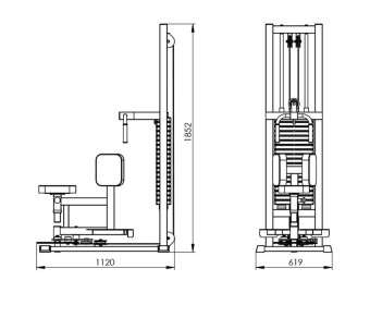 Торс машина Central Sport Pro, AR051