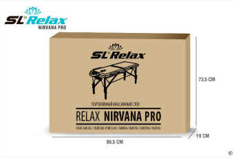 Массажный стол Start Line Relax Nirvana Pro (бирюзовая кожа)