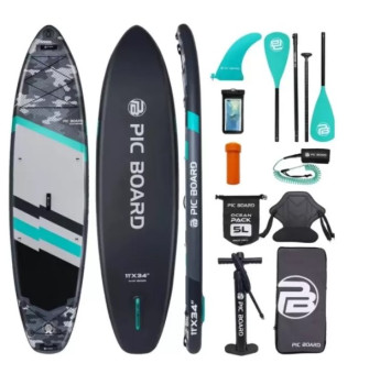 Сапборд Pic Board Camouflage Grey