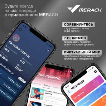 Эллиптический тренажер домашний MERACH K60