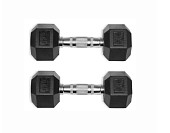 Гексагональные обрезиненные гантели UltraGym (от 27,5 до 40 кг)